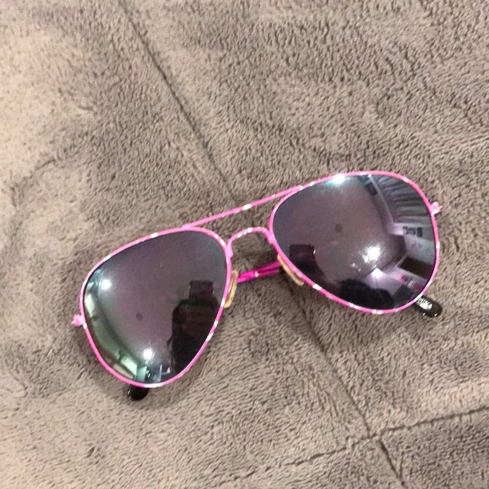 these are gently used purple aviators